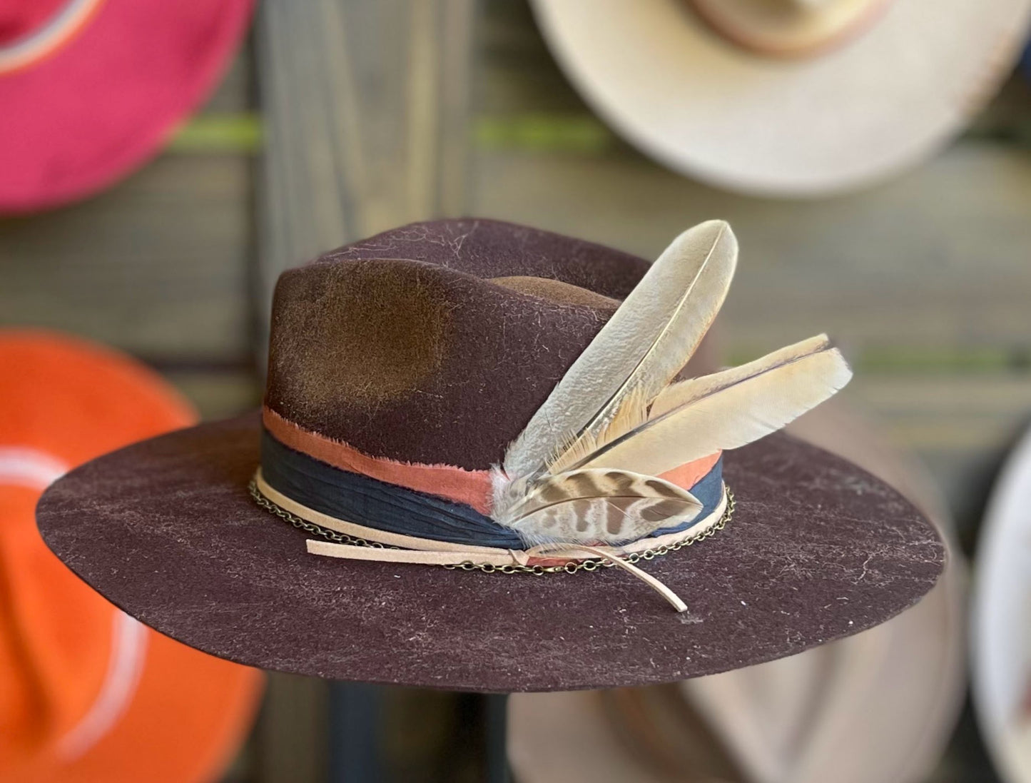 The Harper - Dark Chocolate Flat Brim