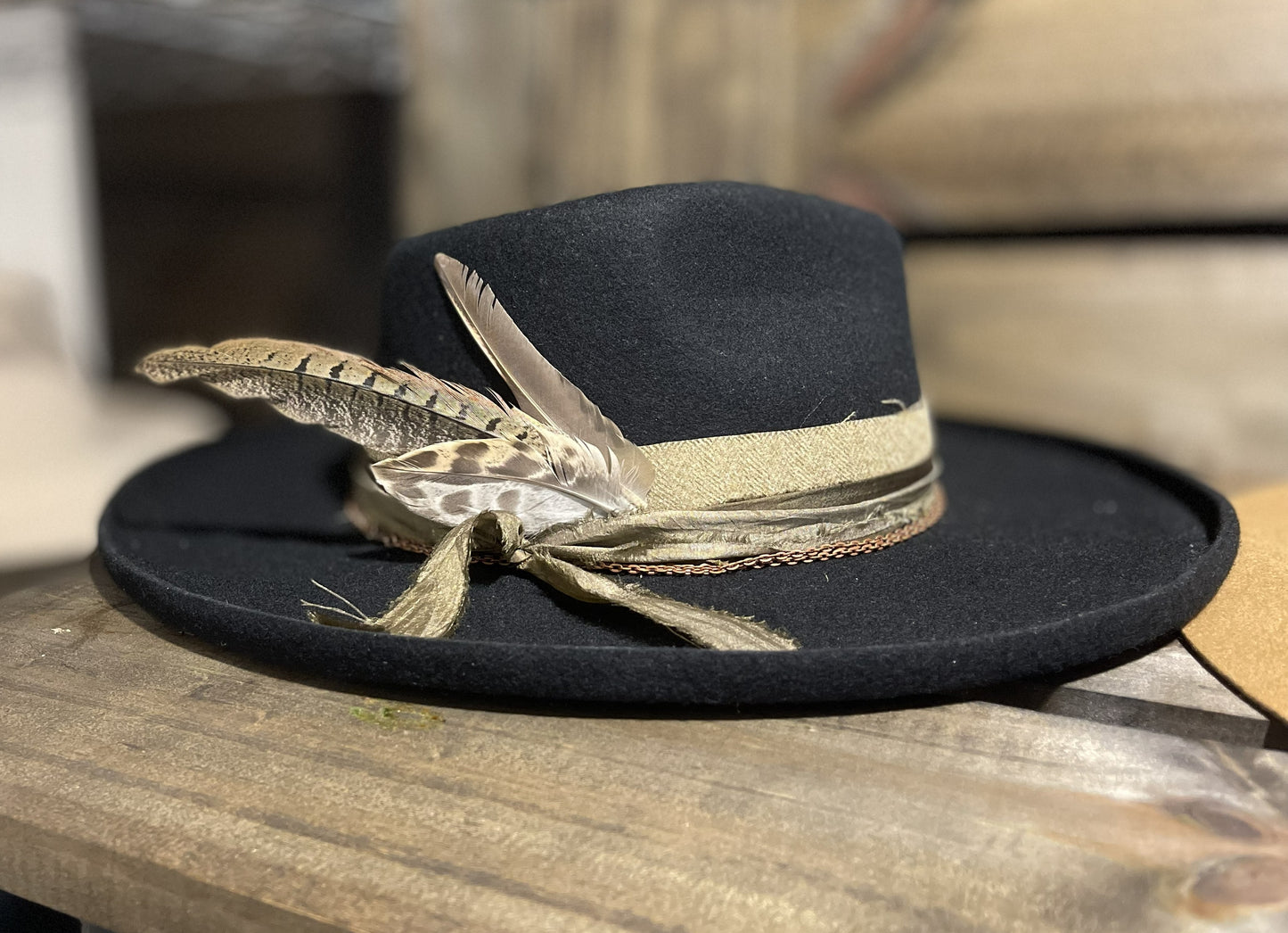 The Denver - Black Pencil Brim
