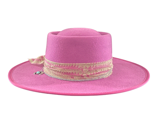 The Golinda - Pink Boater