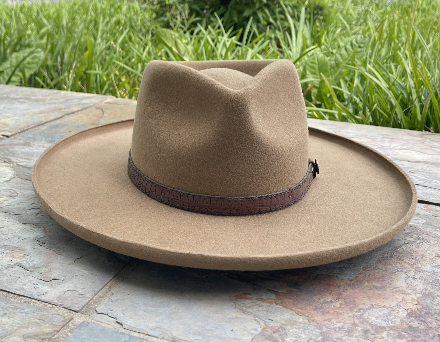 The Hudson - Tan Pencil Brim