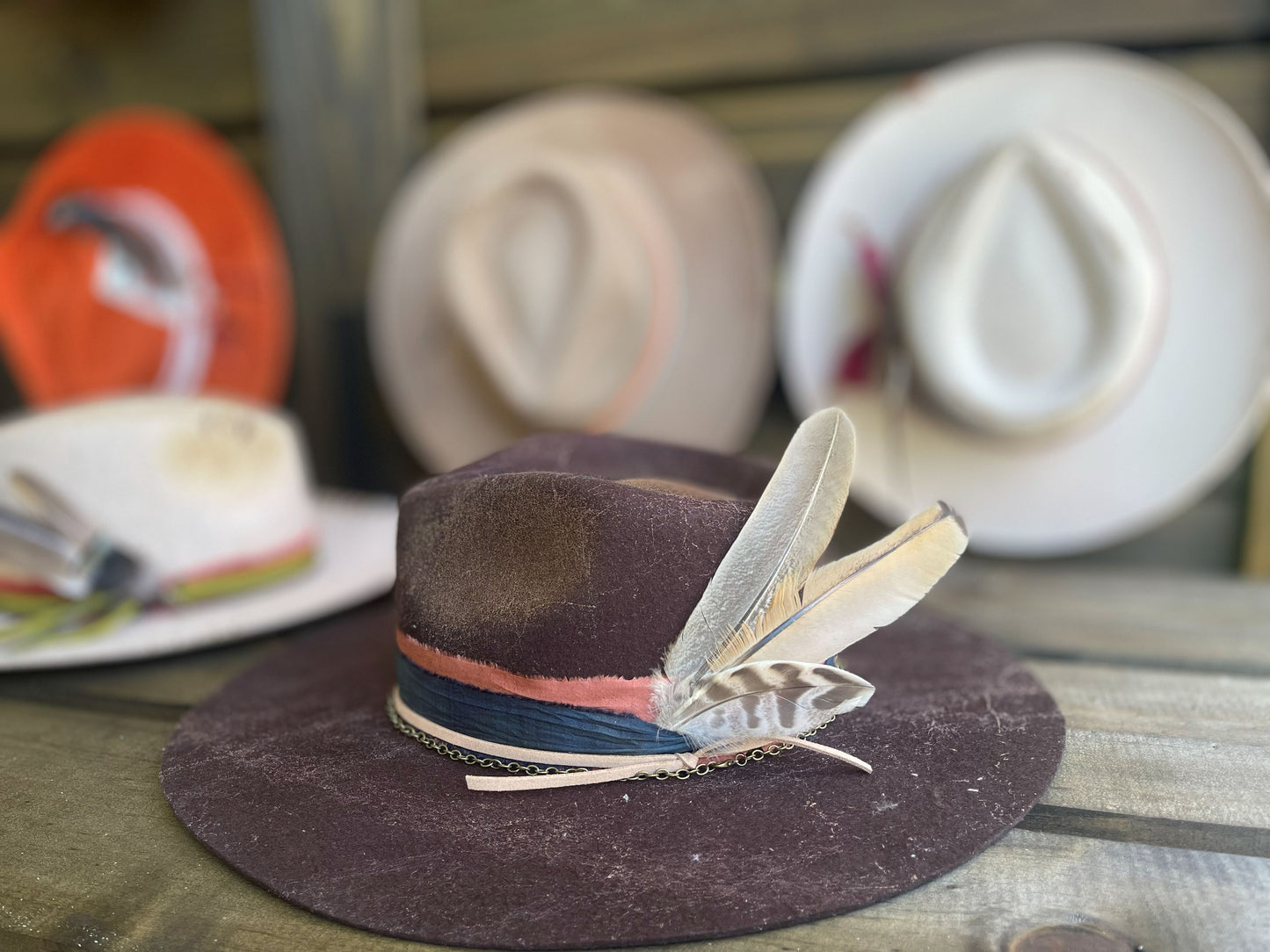 The Harper - Dark Chocolate Flat Brim