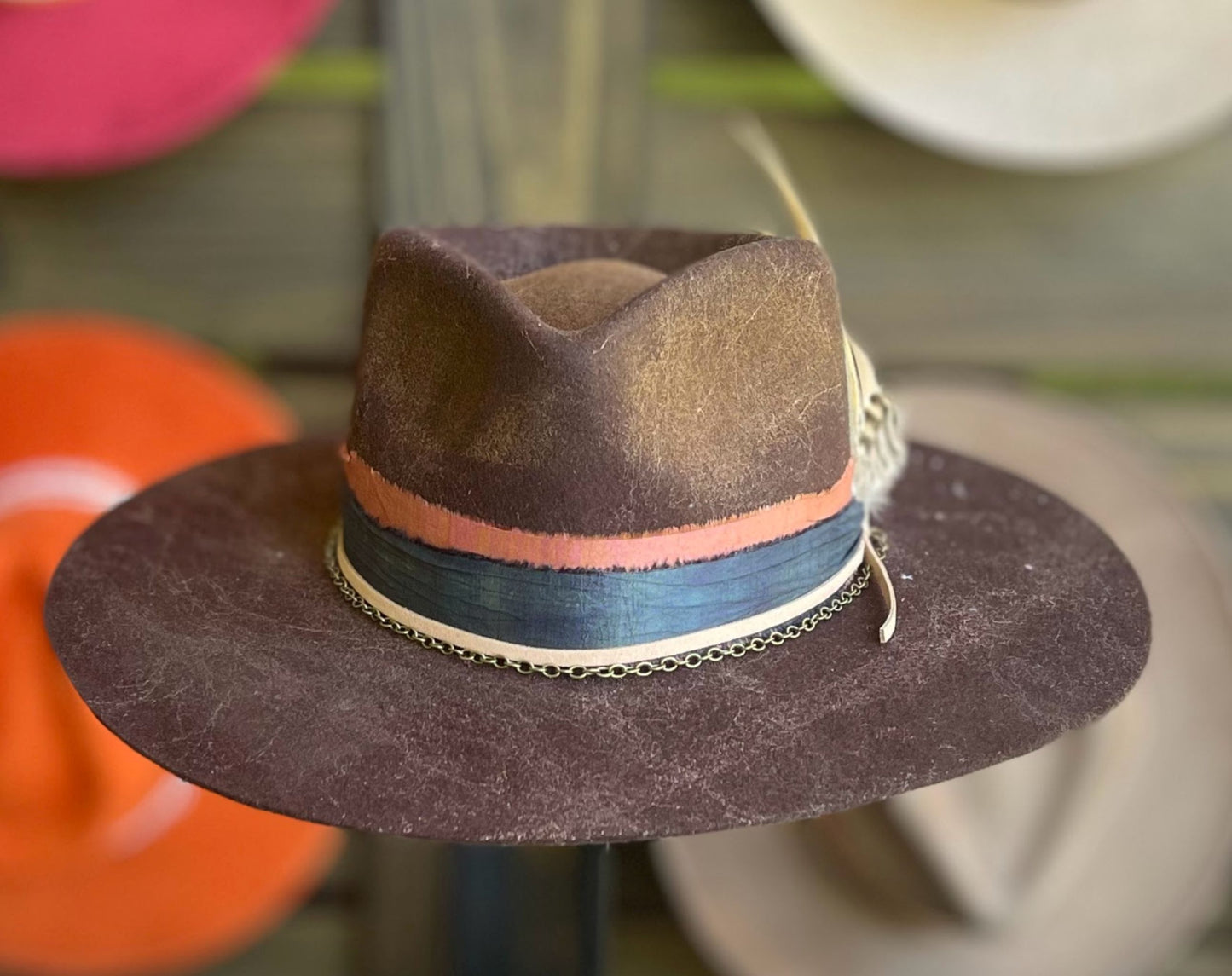 The Harper - Dark Chocolate Flat Brim