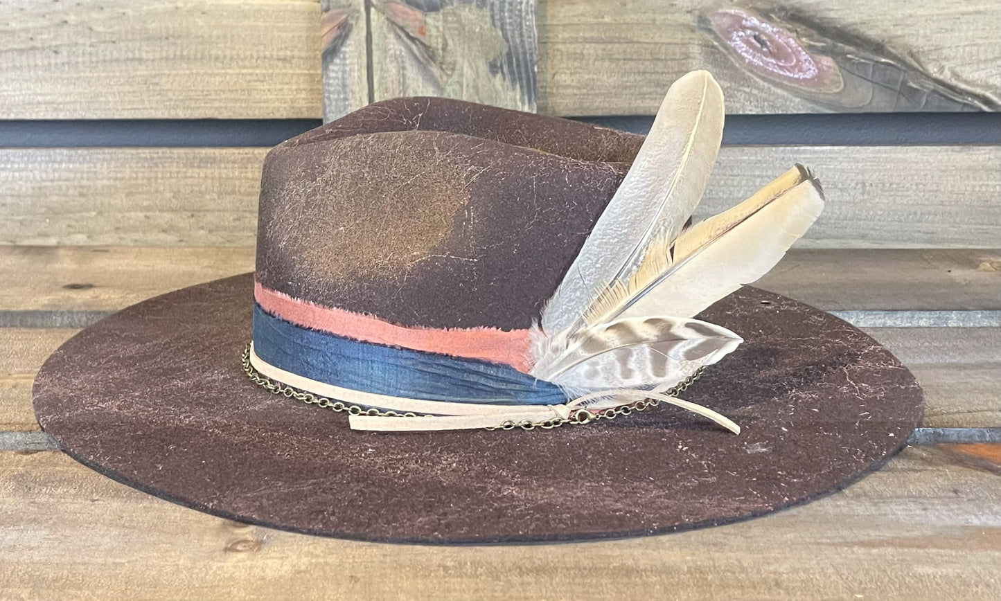 The Harper - Dark Chocolate Flat Brim