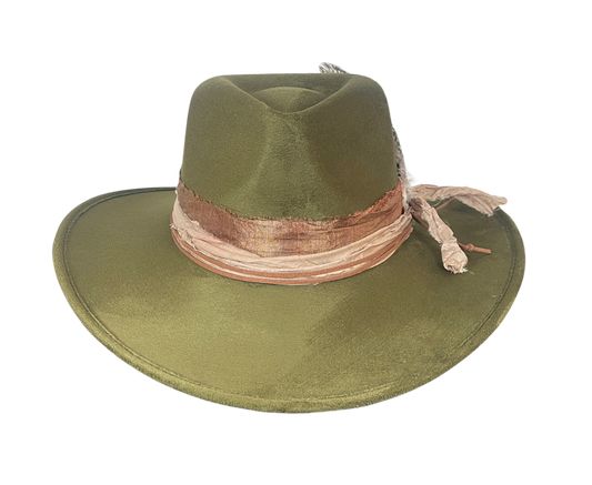 The Laurel - Olive Green Outback Style