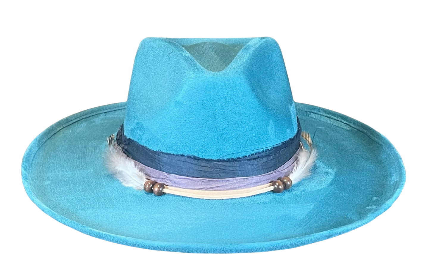 The Newton - Peacock Blue Pencil Brim