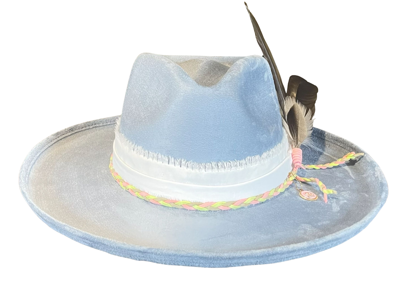 The Sealy - Carolina Blue Pencil Brim