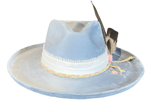 The Sealy - Carolina Blue Pencil Brim
