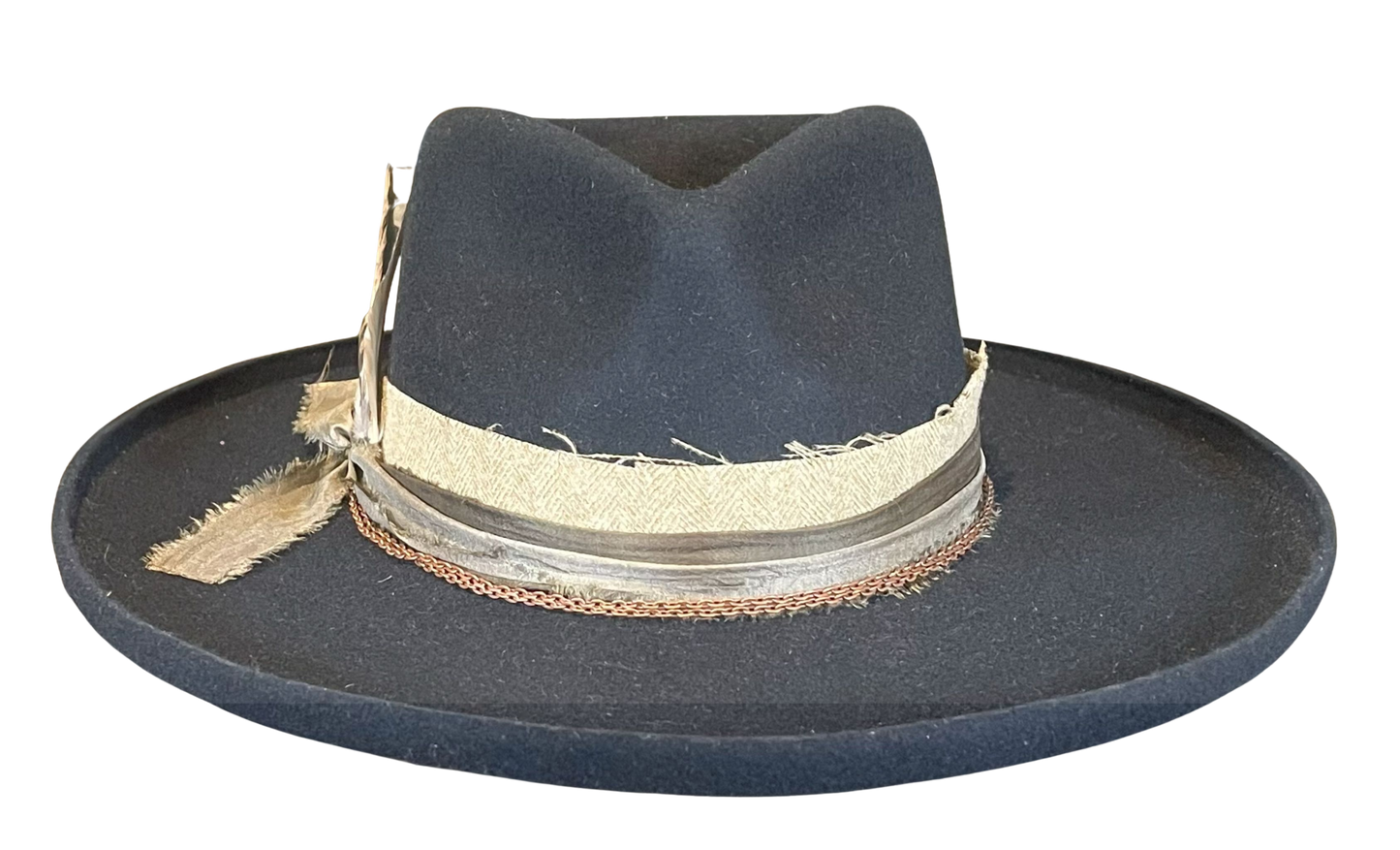 The Denver - Black Pencil Brim